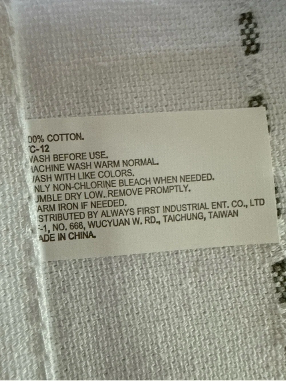 Set of 2 Cotton Embroidered Tea Towels